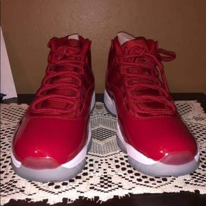 Red Retro Jordan Hightop 11s